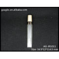 Forme spéciale transparente & vide Lip Gloss Tube AG-JR1011, AGPM emballage cosmétique, couleurs/Logo personnalisé